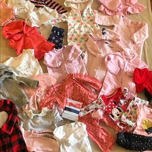 Infant girl lot of 9 months Mixed brands